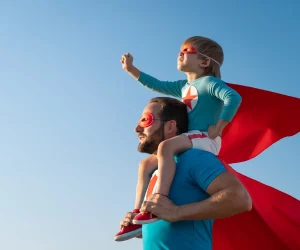 Super Hero Hair Loss Dad