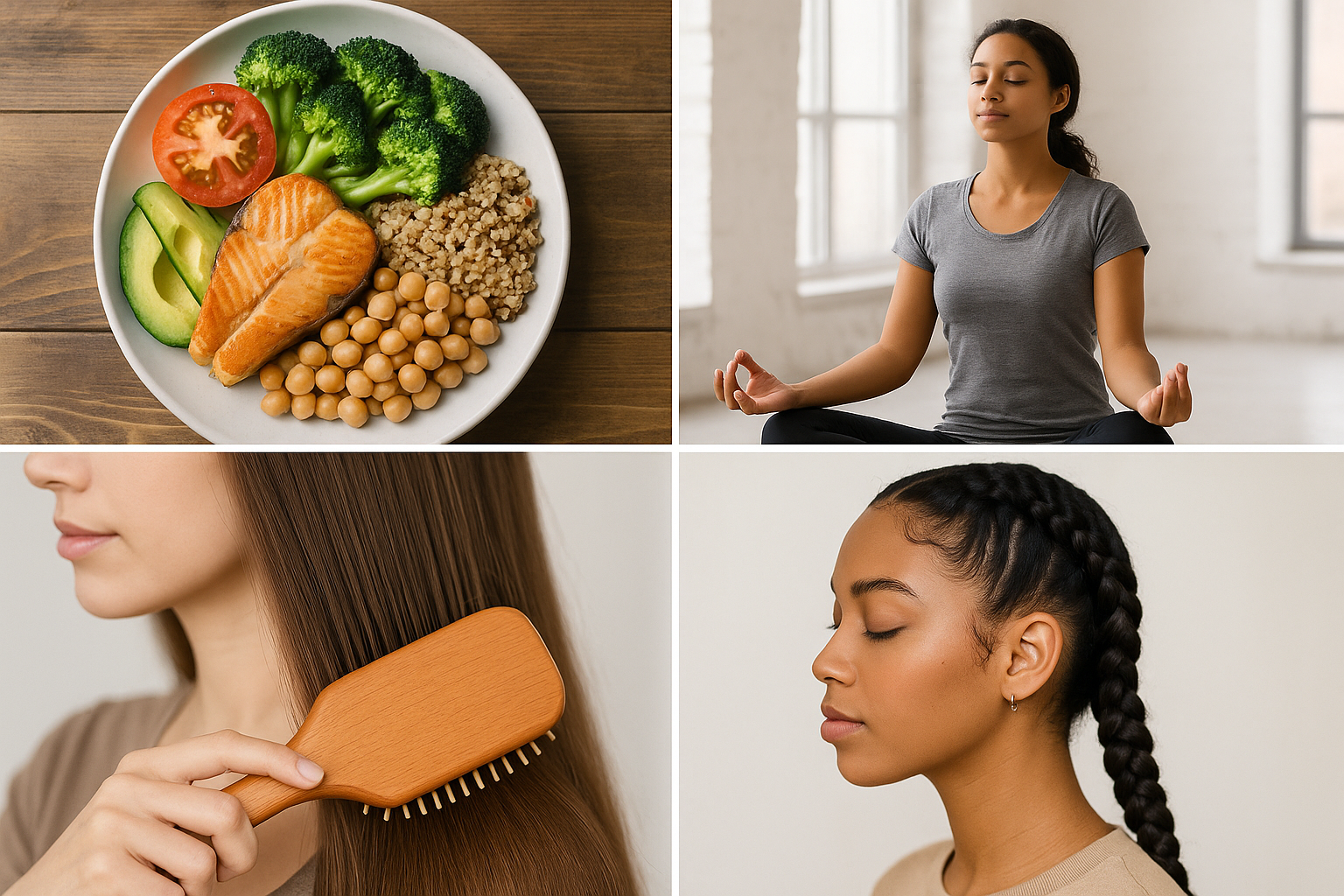 Healthy lifestyle practices for preventing hair loss and maintaining hair health