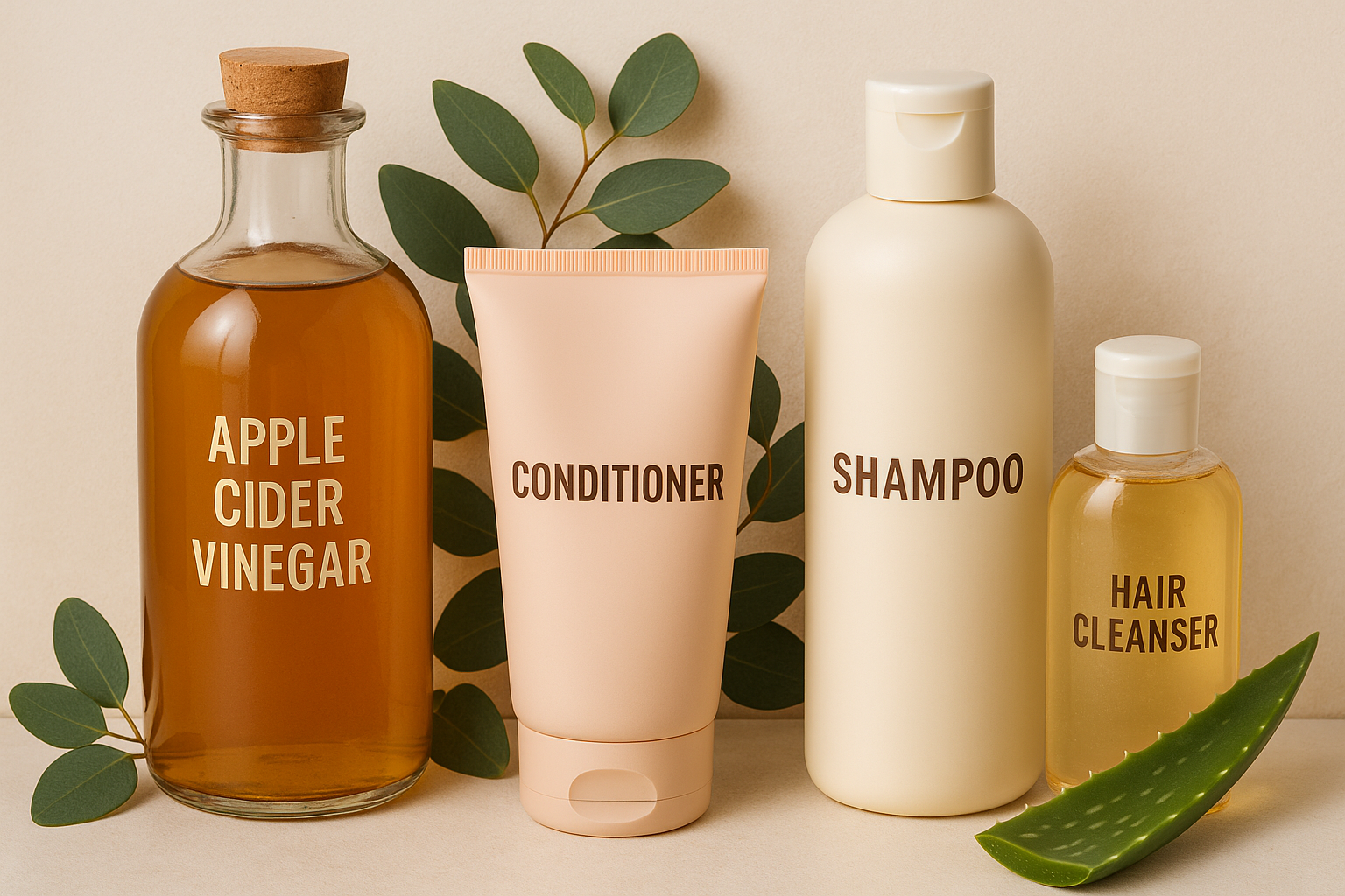 Alternative low-shampoo hair care methods and natural cleansing options