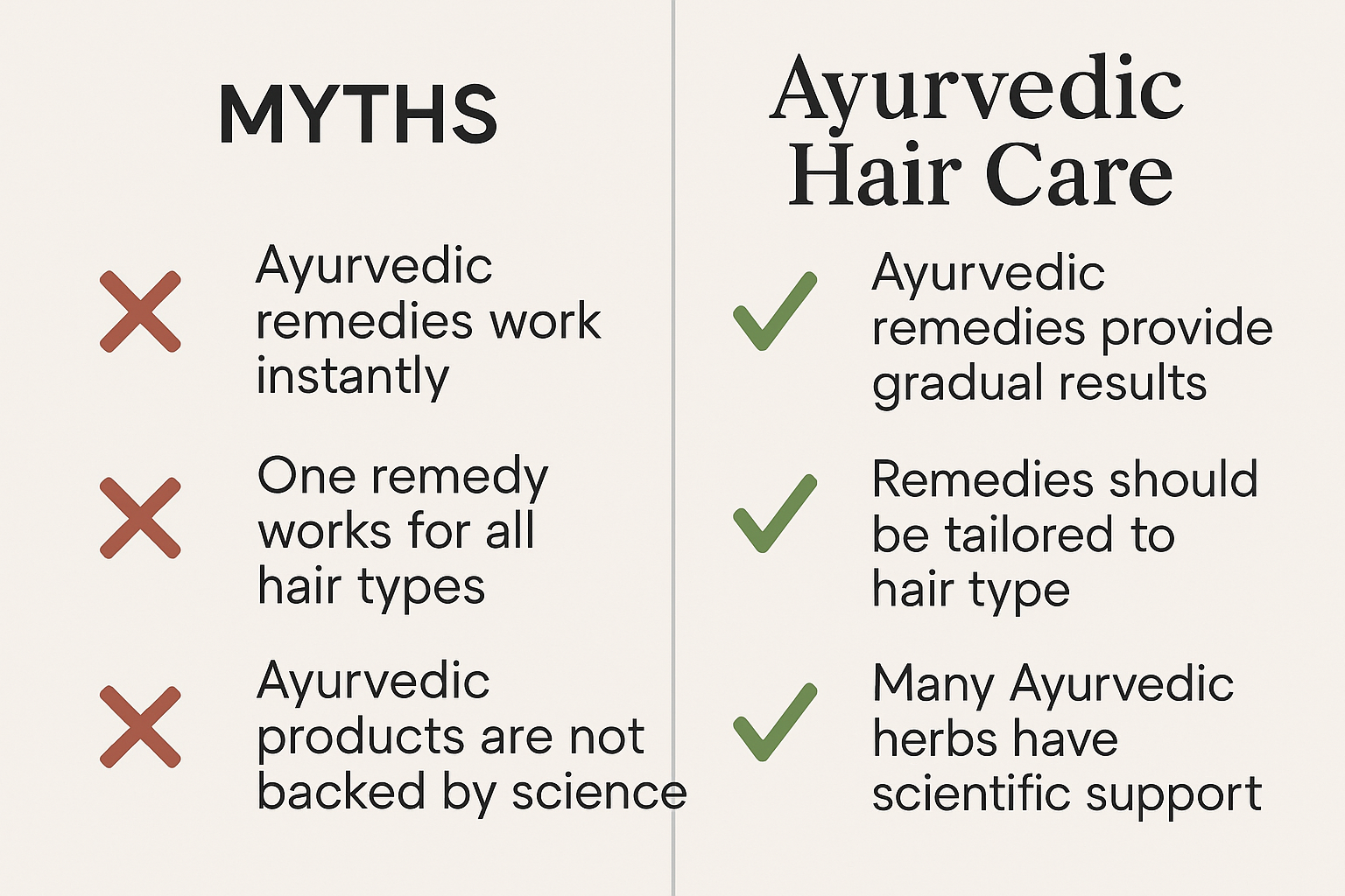 Common myths and facts about Ayurvedic hair care oils