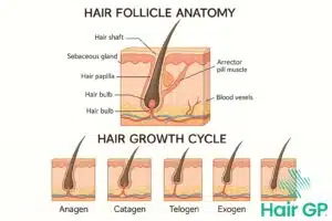 Main illustration for Does Masturbation Cause Hair Loss? Myths vs Medical Facts