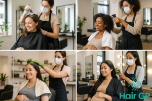 Main illustration for Hair Colouring During Pregnancy: Is It Safe?