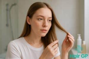 Main illustration for How Often Should You Wash Thin Hair?