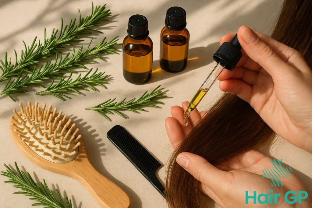 Main illustration for Rosemary Oil on TikTok for Hair: Fad or Fabulous?