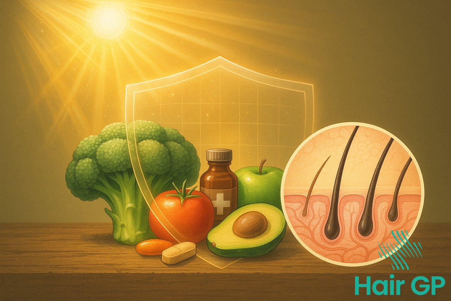 Vitamin D sources for plant-based women supporting hair follicle health