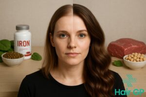 Main illustration for Iron Deficiency & Hair Loss - Are You Taking It Wrong?