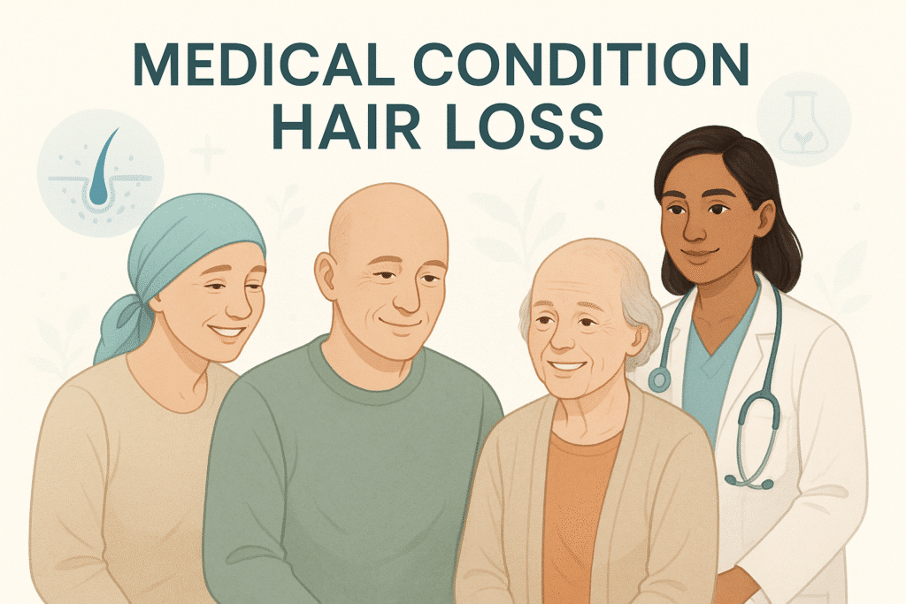 Medical condition hair loss