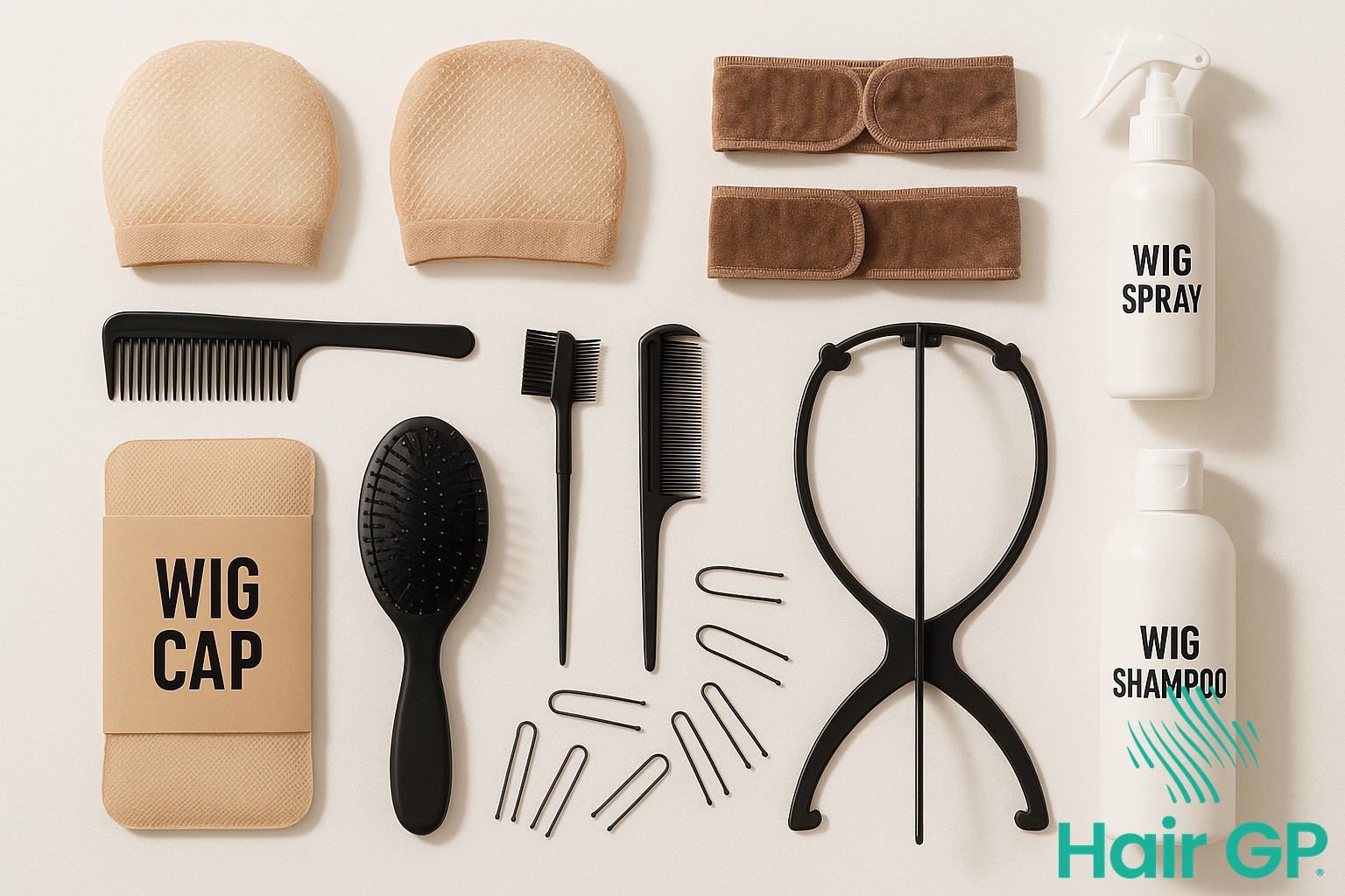 Essential wig accessories and tools for chemotherapy patients