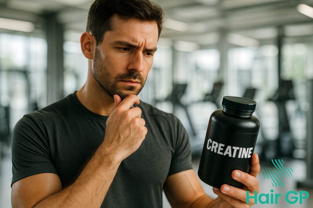 Main illustration for Does Creatine Cause Hair Loss? Science-Based Analysis
