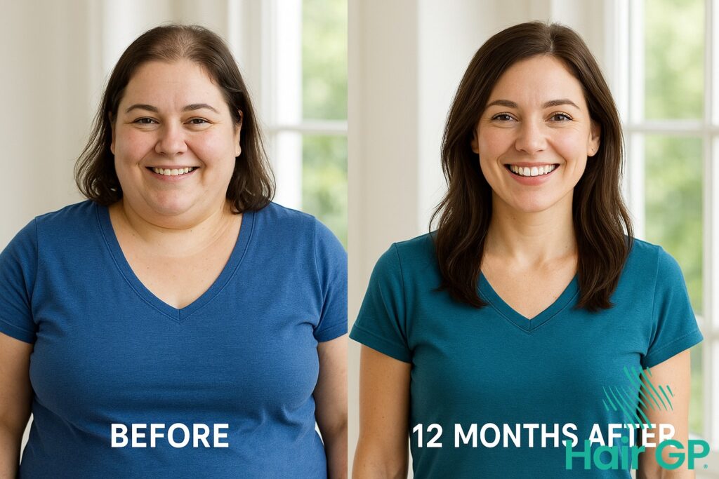 Main illustration for Hair Loss After Bariatric Surgery: Timeline and Solutions