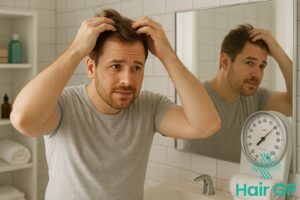 Main illustration for Hair Loss After Crash Dieting: The Ozempic Effect