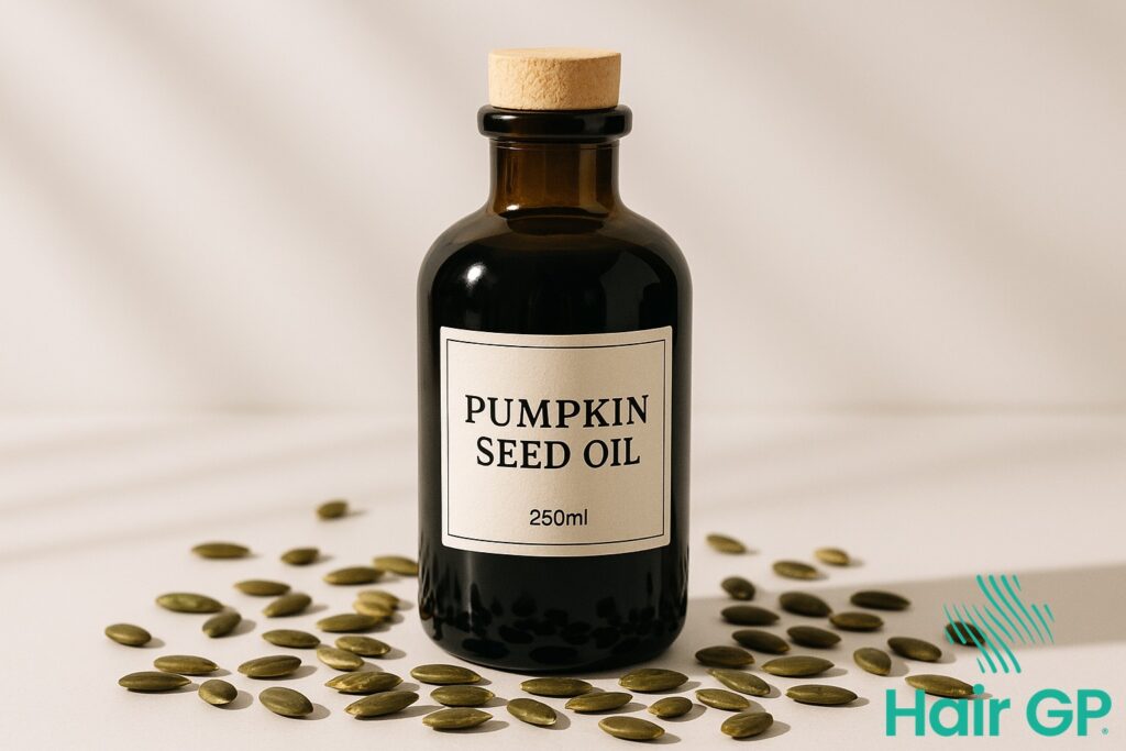 Main illustration for Pumpkin Seed Oil for Hair Loss: Evidence vs Hype