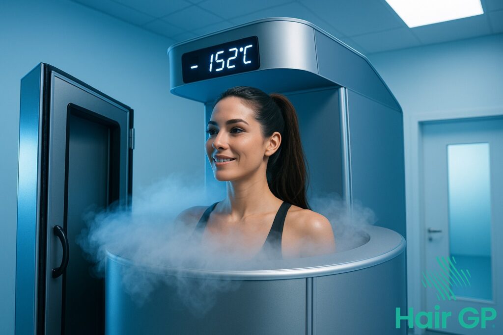Main illustration for Cryotherapy for Hair Growth: Cold Exposure Benefits