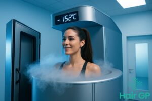 Main illustration for Cryotherapy for Hair Growth: Cold Exposure Benefits