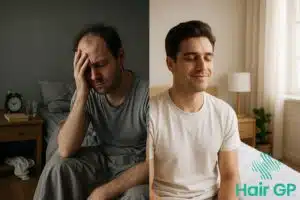 Main illustration for Sleep and Hair Loss: Why Poor Rest Kills Follicles