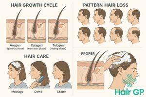 Main illustration for When Shedding Isn't Just Shedding: Pattern Loss Guide