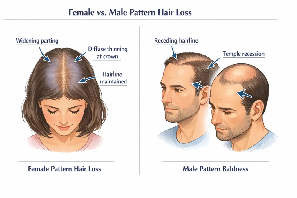 Female Pattern Hair Loss (Androgenic Alopecia) Treatment London - Hair GP