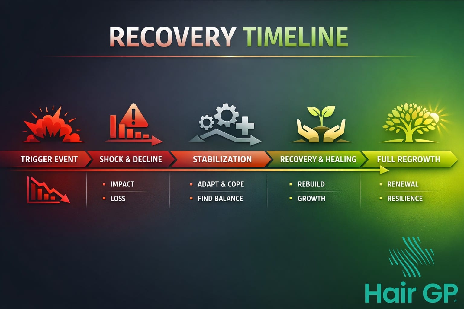 Recovery Regrowth Spring Telogen Effluvium Treatment London - Hair GP